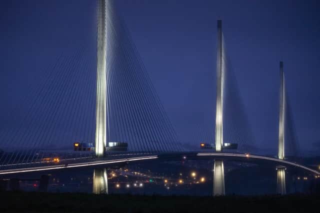 The Queensferry Crossing was closed for four hours last Friday because of the risk of falling ice. Picture: Katielee Arrowsmith/SWNS