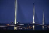 The Queensferry Crossing was closed for four hours last Friday because of the risk of falling ice. Picture:  Katielee Arrowsmith/SWNS