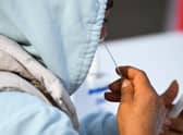 Omega says the antigen test has 'excellent' performance characteristics, with sensitivity of 93.2 per cent, for example (file image). Picture: Patrick T. Fallon/AFP via Getty Images.