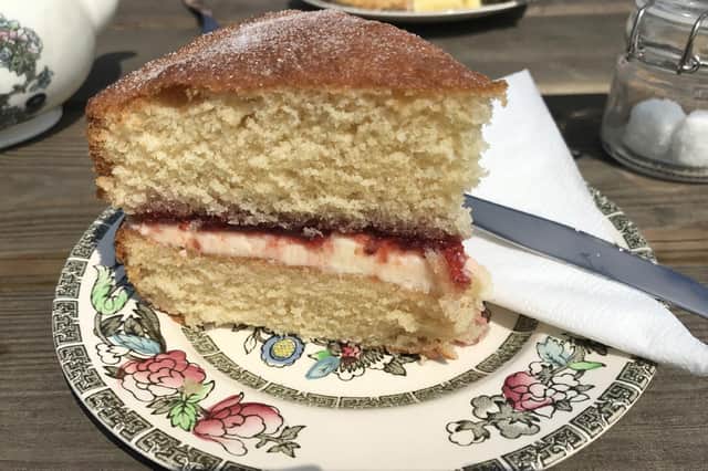 A slice of Victoria sponge cake (Picture: Paul Larkin)
