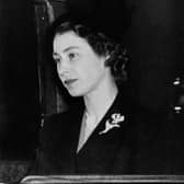 Queen Elizabeth II arriving back in London from Africa on February 7, 1952, the day after the  death of her father, George VI.  (Photo by INTERCONTINENTALE / AFP) (Photo by -/INTERCONTINENTALE/AFP via Getty Images)