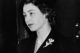 Queen Elizabeth II arriving back in London from Africa on February 7, 1952, the day after the  death of her father, George VI.  (Photo by INTERCONTINENTALE / AFP) (Photo by -/INTERCONTINENTALE/AFP via Getty Images)
