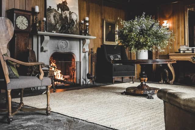 A welcoming Highland interior at Glenfeshie Lodge, Glenfeshie Estate, Kincraig, Kingussie. Pic: Alex Baxter