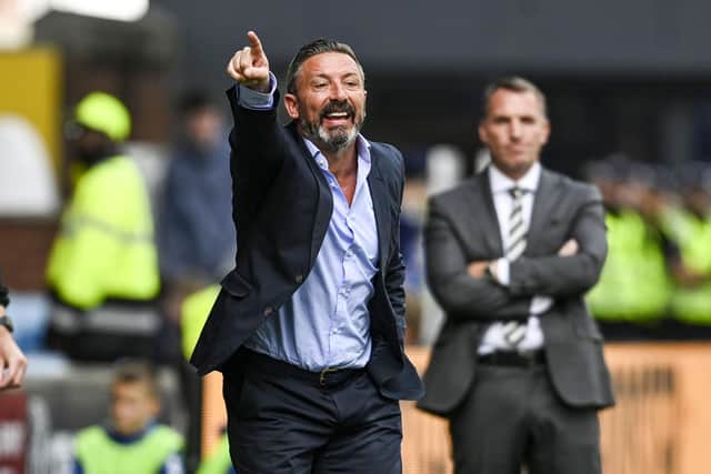 Derek McInnes steered Kilmarnock to an impressive Viaplay Cup win over Brendan Rodgers' Celtic. (Photo by Rob Casey / SNS Group)