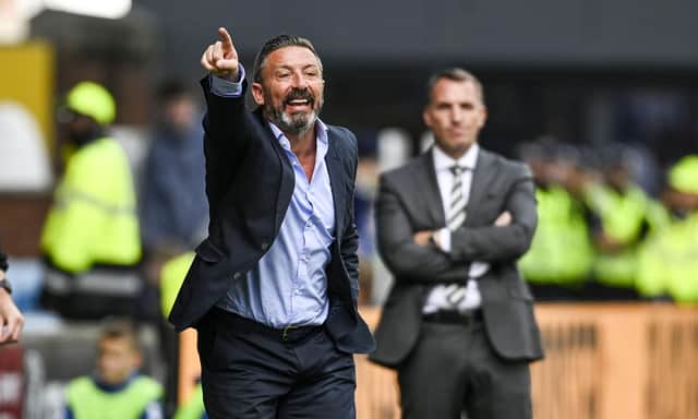 Derek McInnes steered Kilmarnock to an impressive Viaplay Cup win over Brendan Rodgers' Celtic. (Photo by Rob Casey / SNS Group)