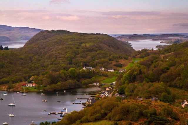 The small village in the Knapdale area of Argyll and Bute has its origins in Gaelic, translating as the "house of the pass". The correct pronunciation is Tay-val-ik.