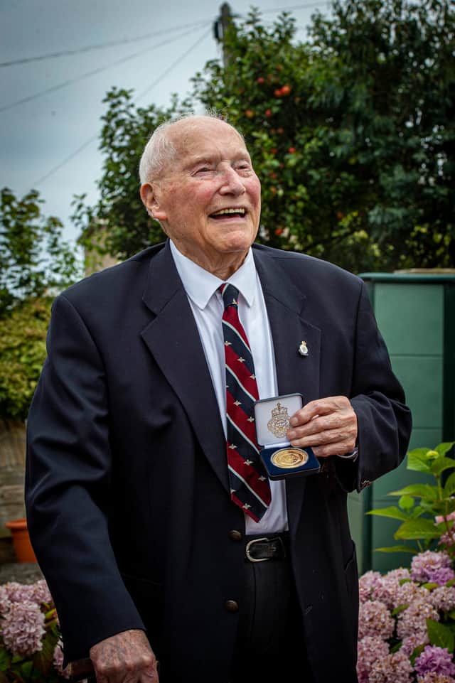 Veteran Whitson Johnson said he will "never forget" the events of VJ Day. Picture: Mark Owens/Poppyscotland