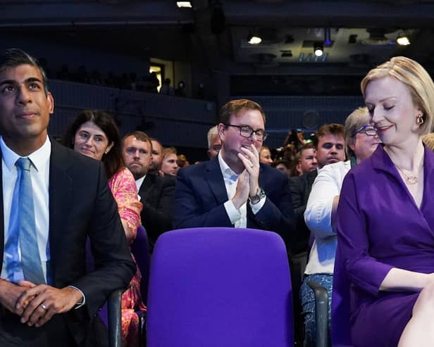 Like Humza Yousaf, neither Rishi Sunak nor Liz Truss received a mandate from the public to lead (Picture: Stefan Rousseau/pool/AFP via Getty Images)