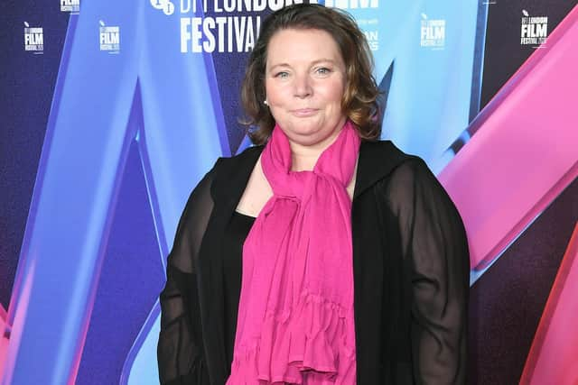 Joanna Scanlan at the After Love screening, BFI London Film Festival, October 2020.