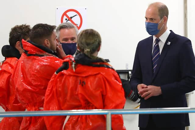 Prince William officially opens the new £34M training facility at the home of the UK Submarine Service in Argyll and Bute (Photo: Pepe Hogan).