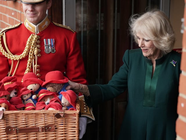 Camilla chatted with dozens of youngsters cared for by Barnardo’s charity at Bow day nursery in east London, during a picnic complete with marmalade sandwiches.
