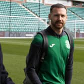 Martin Boyle arrives at Easter Road after rejoining Hibs ahead of today's Edinburgh derby against Hearts.  (Photo by Alan Harvey / SNS Group)