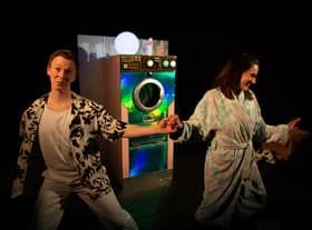 Andrew Keay and Louise Haggerty in Spin!
