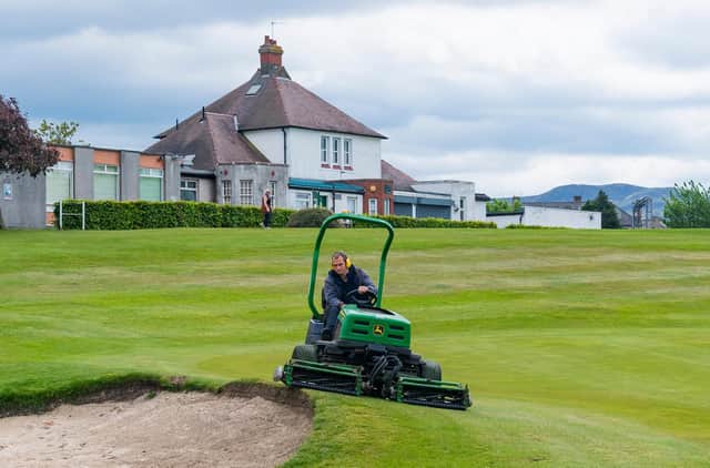 Getting ready for golf's return.
