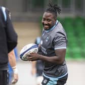 New Glasgow Warriors forward Sintu Manjezi is set to play against Worcester in Inverness on Friday.  (Photo by Ross MacDonald / SNS Group)