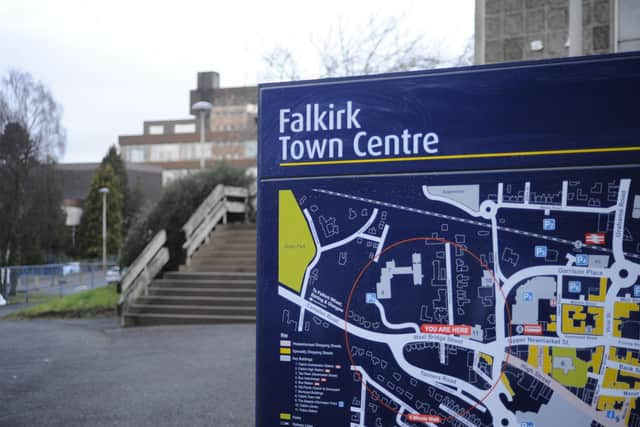 Falkirk Town Hall and the council's municipal buildings. Picture: Alan Murray