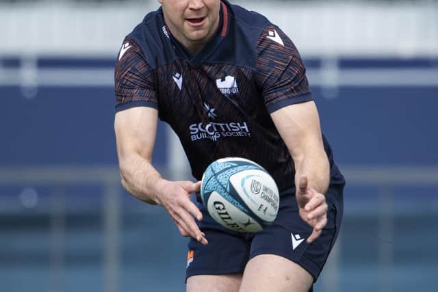 Grant Gilchrist training at the DAM Health Stadium. (Photo by Paul Devlin / SNS Group)