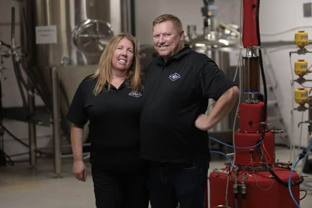 ​Paul and Katrina Allan took to distilling during lockdown.