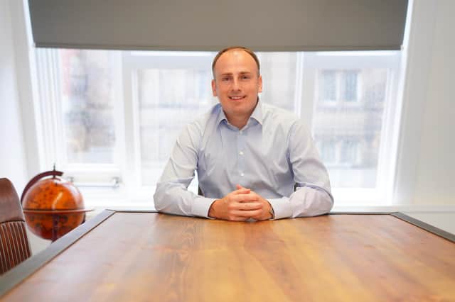 CEO Grant Fraser said the firm has upped its forecast annual turnover to £12m, based on the 'huge success' of the first quarter. Picture: contributed.