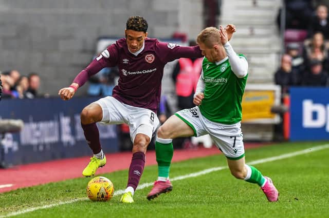 Hearts and Hibs meet in the Scottish Cup semi-final in October.