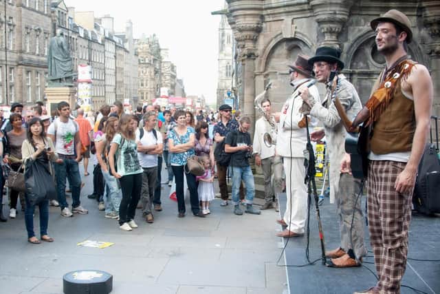 Joyous events like the Edinburgh Festival Fringe can help us through the darkest of times (Picture: Scott Campbell/Getty Images)