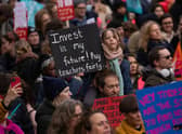 Public sector union members took part in strike action across the UK on Wednesday, February 1 (Picture: Carl Court/Getty Images)