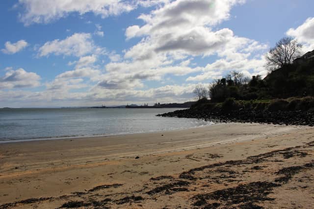Views of the Forth Estuary from the coastal path from North Queensferry, Fife.