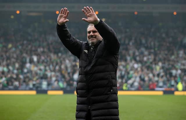 Celtic manager Ange Postecoglou has been a passion-instiller for a support desperate to acclaim a second successive title  triumph for the Australian that has been set-up by sparkling football. (Photo by Craig Williamson / SNS Group)