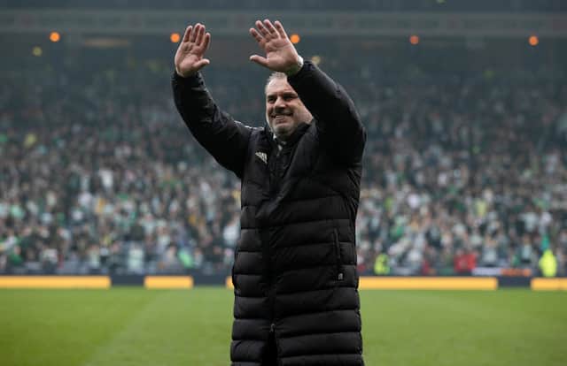 Celtic manager Ange Postecoglou has been a passion-instiller for a support desperate to acclaim a second successive title triumph for the Australian that has been set-up by sparkling football. (Photo by Craig Williamson / SNS Group)