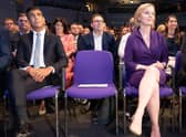 Rishi Sunak is increasingly turning to cruel rhetoric about vulnerable groups, while his predecessor Liz Truss previously called for the privatisation of much of the NHS (Picture: Stefan Rousseau/pool/Getty Images)