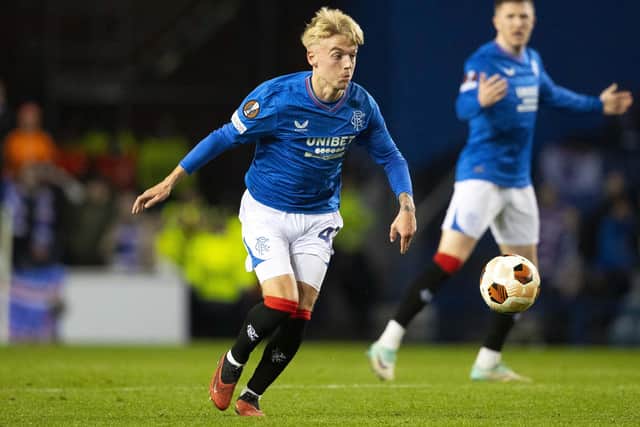 Rangers youngster Ross McCausland made his Northern Ireland debut in the 4-0 defeat in Finland. (Photo by Alan Harvey / SNS Group)