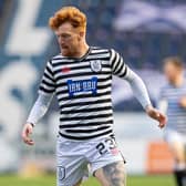 Simon Murray scored Queens Park's winner at the Falkirk Stadium (Photo by Ross MacDonald / SNS Group)