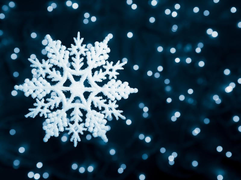 Did you know that Scots have over 400 ways to refer to snow? In this case a "flaggie" refers to a large snowflake.