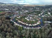 An aerial image of Milngavie, East Dunbartonshire. Pic: TreasureGalore/Shutterstock