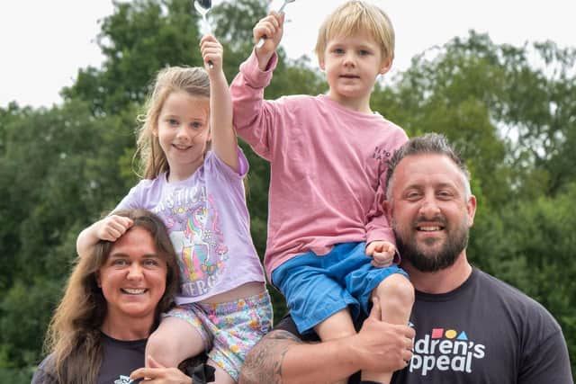 Big Scottish Breakfast: Scotland's Strongest Woman and Man visited Nuffield Milngavie Summer Camp kids to talk about the importance of breakfast