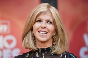 Kate Garraway says she sometimes sees “flashes of the old Derek” while her husband continues to struggle with health problems caused by Covid-19.