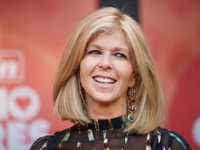 Kate Garraway says she sometimes sees “flashes of the old Derek” while her husband continues to struggle with health problems caused by Covid-19.