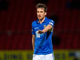 St Johnstone left back Callum Booth hopes to feature in the starting XI in the Betfred Cup final against Livingston on Sunday (Photo by Ross MacDonald / SNS Group)