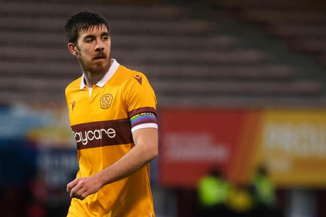 Motherwell defender Declan Gallagher is out of contract this summer. Picture: SNS