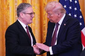 UK Prime Minister Sir Keir Starmer and US President Donald Trump