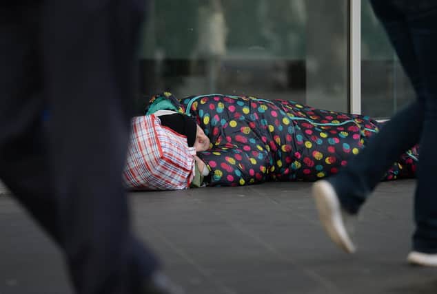 More than a quarter of homeless people in Scotland struggle with mental health problems, figures show.