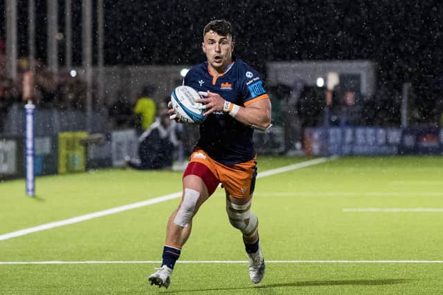 Damien Hoyland made his comeback from injury for Edinburgh against Ulster. (Photo by Ross Parker / SNS Group)