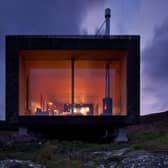 Mary Arnold-Forster Architects created the design for An Cala, a two-bedroom micro-home in Sutherland overlooking Loch Nedd.