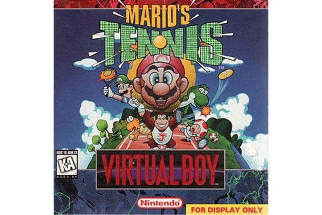 Third place goes to the original version of Mario’s Tennis, released in 1995 on Nintendo's short-lived Virtual Boy console. A mint condition version of the game can get you a solid £126 for trading in.