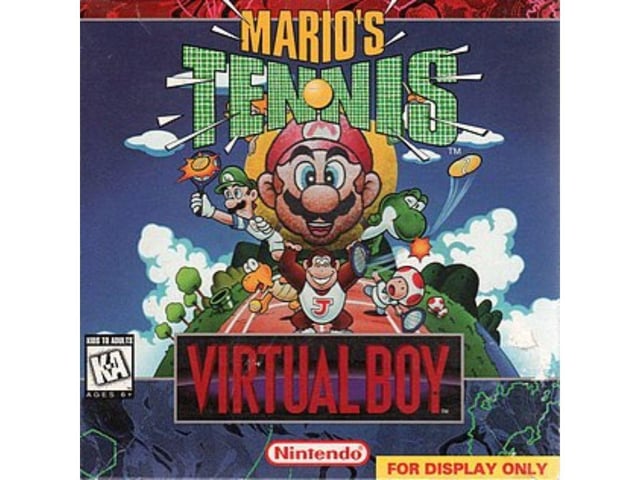 Third place goes to the original version of Mario’s Tennis, released in 1995 on Nintendo's short-lived Virtual Boy console. A mint condition version of the game can get you a solid £126 for trading in.