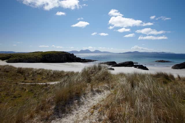The island boasts the highest sunshine hours and the best white sandy beaches of anywhere in Scotland
