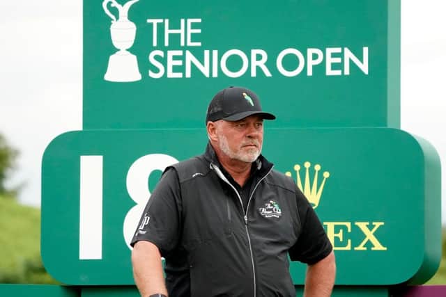 Darren Clarke during the second round of The Senior Open Presented by Rolex at Gleneagles. Picture: Phil Inglis/Getty Images.