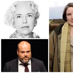 From top left : Lisbet Rausing of Corrour Estate; Sofie Kirk Kristiansen of Strathconon Estate and Anders Holch Povlsen, Scotland's largest landowner who owns 13 estates across Sutherland, Cairngorms and Lochaber. PIC: You Tube/Getty/Creative Commons.