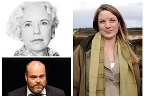 From top left : Lisbet Rausing of Corrour Estate; Sofie Kirk Kristiansen of Strathconon Estate and Anders Holch Povlsen, Scotland's largest landowner who owns 13 estates across Sutherland, Cairngorms and Lochaber. PIC: You Tube/Getty/Creative Commons.