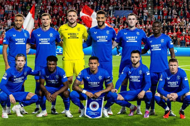 Rangers dropped into the Europa League following their Champions League defeat by PSV.